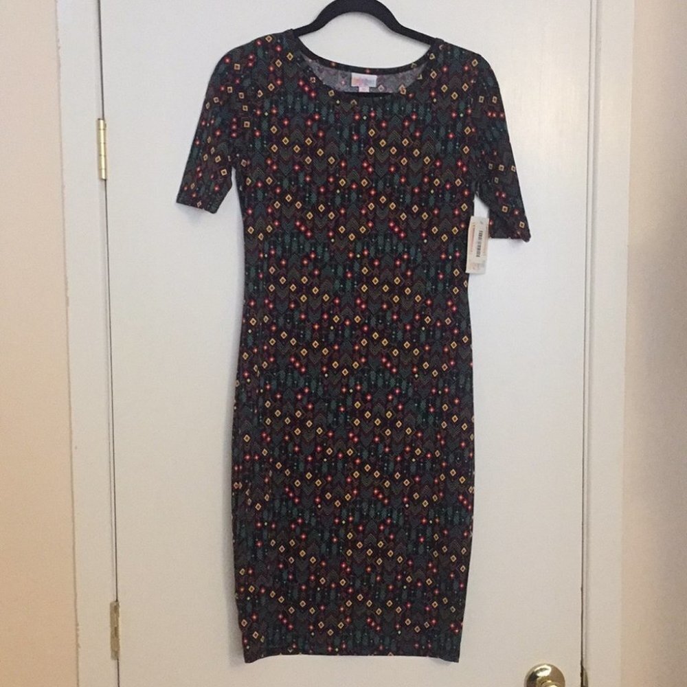 XS LuLaRoe Julia Dress D05 829